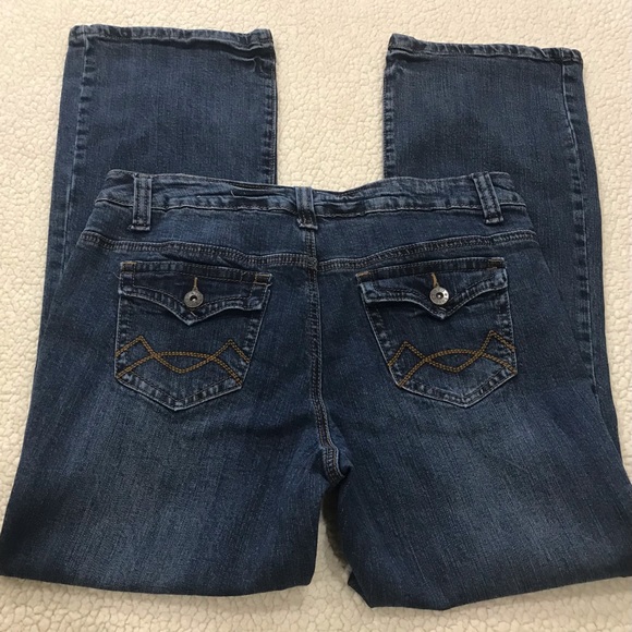 Cato Premium Stretch Distressed Denim Blue Jeans 
Size 13 / 14 P Large - Picture 5 of 15